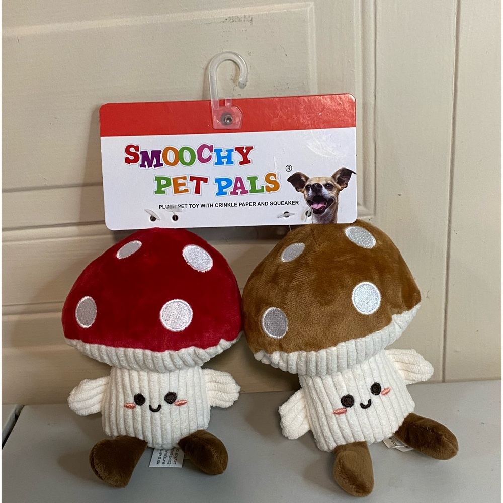 Smoochy Pet Pals ~Squeaky & Crinkle 7” Dog Toy.